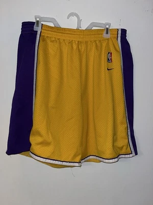 Los Angeles Lakers Vtg Nike NBA Team Issued Basketball Shorts Men's Size XL - Image 1 of 4