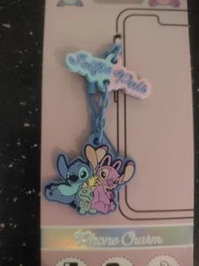 Disney Primark Stitch & Angel Selfie Kumple Telefon Charm - Zdjęcie 1 z 2