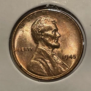 1945 1C RD Lincoln Cent F5619 schöne Tönung - Bild 1 von 3