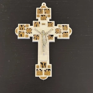 De Colección Productos Moldeados Consolidados Crucifijo de Plástico 6" Estaciones Cruz de Jesús - Imagen 1 de 10