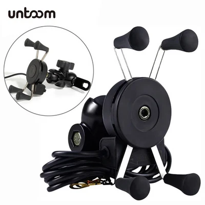 Ram Motorcycle Bike Handlebar Rail Mount X-grip Holder Cell Mobile Phone - Image 1 of 4