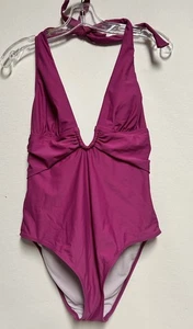 Neu mit Etikett Cupshe Damen Einteiler Badeanzug Größe Large puderlila - Bild 1 von 9
