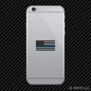 Thin Blue Line Subdued American Flag Cell Phone Sticker Mobile Law Police USA US - Bild 1 von 1