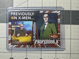 X-Men 97 Topps Finest Previously On X-Men PD-20 Professor X Laser Refractor /199 - Picture 1 of 1