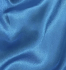 Turquoise Charmeuse High Quality Satin Fabric Sold By The Yard - Picture 1 of 1