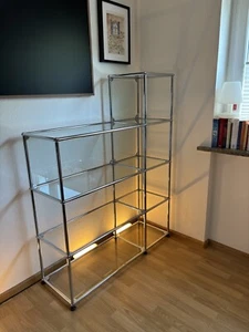 USM Haller Glasregal 7 Fächer - Bild 1 von 4
