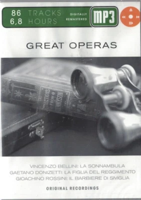 ·•●NEU/OVP • MP3-CD • Great Operas • Original Recordings • 6,8 H Musik - Bild 1 von 2