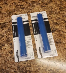 LOT 2 COVERGIRL PROFESSIONAL 3in1 VOLUME LENGTH & DEFINE MASCARA 200 VERY BLACK - Picture 1 of 4
