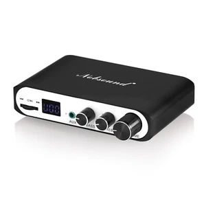 Mini Bluetooth 5.0 Digital Amplifier Home/Car Speaker Amp Bass USB Player 50W×2 - Picture 1 of 8