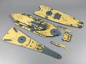 Cubierta de madera CY350001 1/350 USS BB-63 Missouri + hoja de enmascaramiento + cadena para Tr 80604 - Imagen 1 de 7