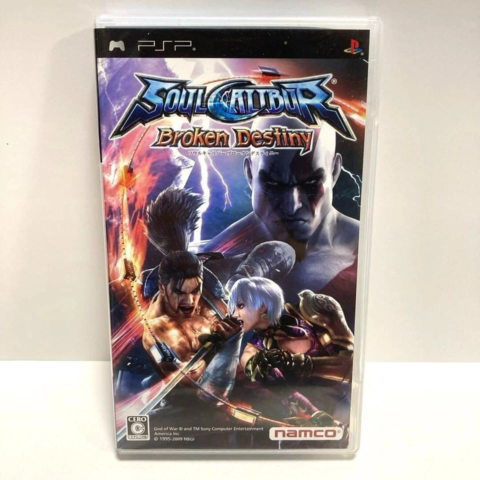 Soul Calibur Broken Destiny PSP PlayStation Portable Namco Japan Game - Image 1 of 3
