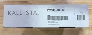 New! Kallista P21933-00-Cp Toilet Supply Valve – Chrome Finish - Picture 1 of 1