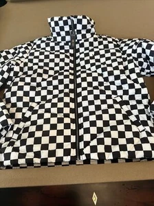 VANS-Foundry print- classic fit puffer jacket- Women’s Black/white- Size Large - Picture 1 of 7