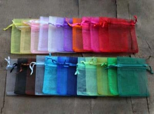 25 ORGANZABEUTEL Hochzeit Party Gastgeschenk Süßigkeiten Schmuck Beutel Eid groß klein - Bild 1 von 4