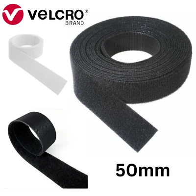 VELCRO® 50mm Hook & Loop ONE-WRAP® Reusable Ties Double Sided Strapping Tape - Image 1 of 4