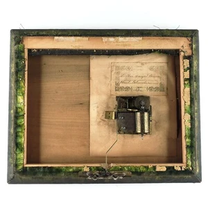 Hail Columbia Anthem Music Box c1885 President's March with Photo Album Latch - Picture 1 of 2