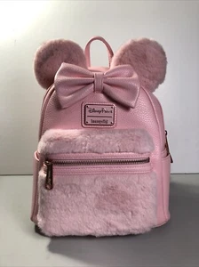 Loungefly Disney Parks Rosa Ferkel Minnie Mouse Mini Rucksack Neu Etikett! - Bild 1 von 16