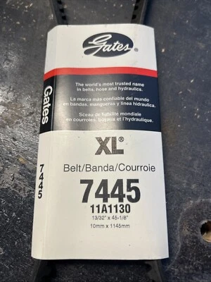 Accessory Drive Belt-High Capacity V-Belt (Standard) Gates 7445 - Image 1 of 2