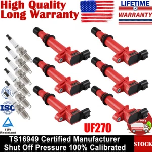 Bobina de encendido y bujía de 6 piezas para Jeep Commander Grand Cherokee Dodge Ram 3,7 L - Imagen 1 de 20