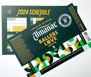 Oakland Ballers Schedule INAUGURAL SEASON - Pioneer League - Almanac Brewery IPA - Picture 1 of 5