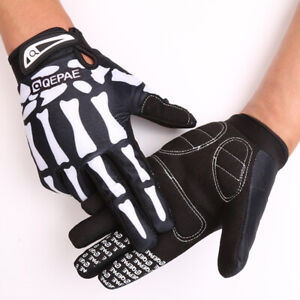 Qepae Full Finger Cycling Gloves Men's Women's Padded Bike Cycle MTB Gloves