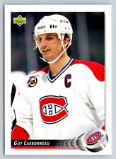 Guy Carbonneau 1992-93 Upper Deck #260a Montreal Canadiens Hockey Card