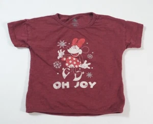Disney Girls Minnie Mouse Red Graphic T-shirt Size XS - Picture 1 of 5