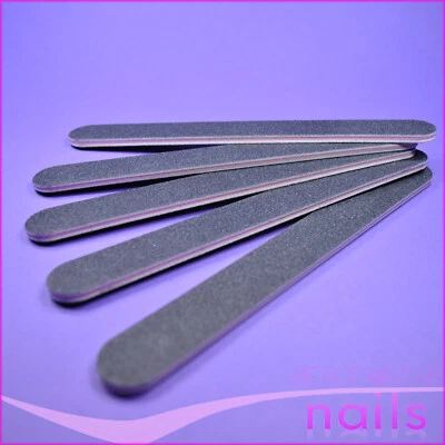 Profi-Feile Nagelfeile Feilen schwarz gerade Nail 100/180 * 180/240 RABATT1-500 - Bild 1 von 2