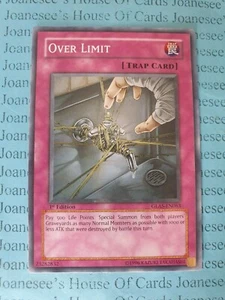 Tarjeta común Over Limit GLAS-EN063 Yu-Gi-Oh 1ª edición nueva - Imagen 1 de 3