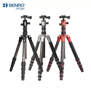 Benro MC19 Tripod Carbon Fiber Flexible Camera Stand Monopod With B0 BallHead - Picture 1 of 10