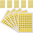  10 Sheets of Round Digital Stickers Multi-function Number Sticker Number Labels