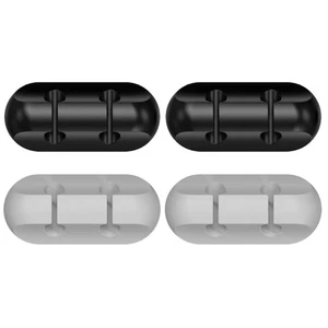 4 Pcs Cable Manager Wire Organizer Holder for Desk Organizers Cords - Afbeelding 1 van 12