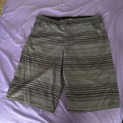 Pantalones Cortos Híbridos Tony Hawk Para Hombre Talla 34 Gris y Negro Skate 2 Natación Foto 1 de 3