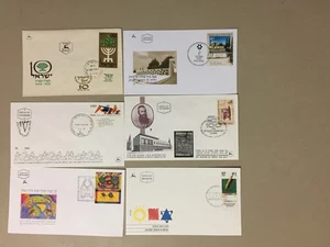 Six '50-2000 Israel fdc - Picture 1 of 1
