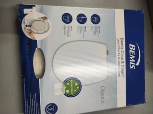 BEMIS CLICK & CLEAN CLASSIC SOFT-CLOSE WITH QUICK-RELEASE TOILET SEAT WHITE - Picture 1 of 6