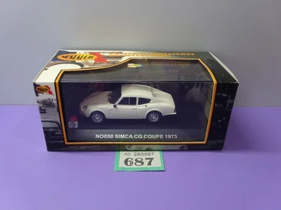 NOSTALGIE 1/43 SCALE - NO050 - SIMCA CG COUPE 1973 - WHITE Boxed - Image 1 of 4