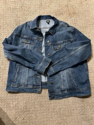 Chaqueta vaquera Lee para mujer talla XXL Y2K chaqueta vaquera botón clásica Foto 1 de 4