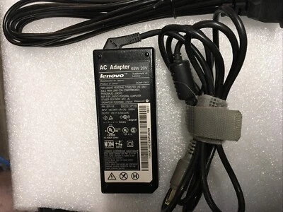 Cargador adaptador de corriente alterna genuino Lenovo 92P1156 20V 3.25A 65W OEM. Usado en excelente estado Foto 1 de 4