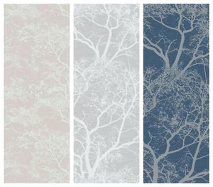 Papel pintado patrón de árboles susurradores Holden bosque bosque motivo brillante - Imagen 1 de 4