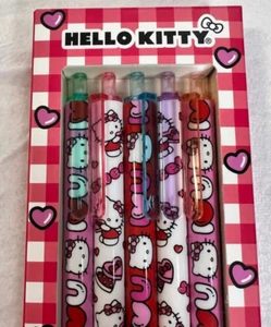 Juego de 5 bolígrafos de gel Hello Kitty - Imagen 1 de 3