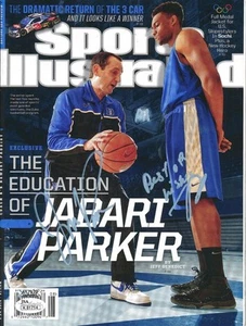 Jabari Parker Signed Duke SI Magazine Inscribed "Best of Wishes" (JSA COA) - Picture 1 of 2