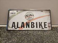 Alan Bicycles License Plate / Tin sign ideal for Bike Shop, Garage or Man Cave