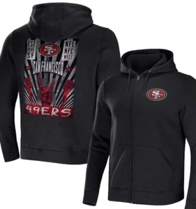 Men's San Francisco 49ers NFL X Darius Rucker Zip Up Hoodie Size Medium - Picture 1 of 2