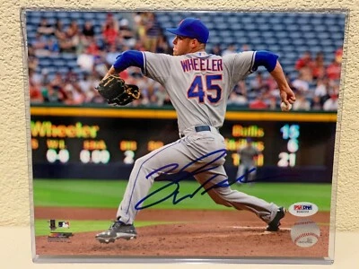 Zack Wheeler Signed New York Mets 8x10 Photo PSA/DNA - Image 1 of 4