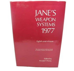 JANE'S WEAPON SYSTEMS 1977 Pretty HC/1st ED/DJ Advertisements Mobile Gun Missile - Bild 1 von 4