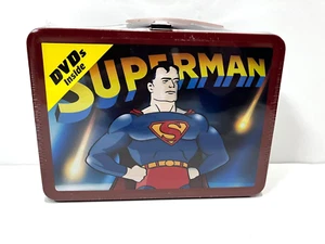 2009 Superman Lunchbox Cartoon Classics 2-Disc DVD'S (Sealed) - Picture 1 of 6