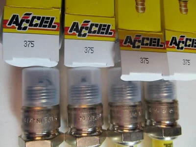 4 Accel Spark Plugs No. 375 / 1969 428 Mustang lk - Image 1 of 4