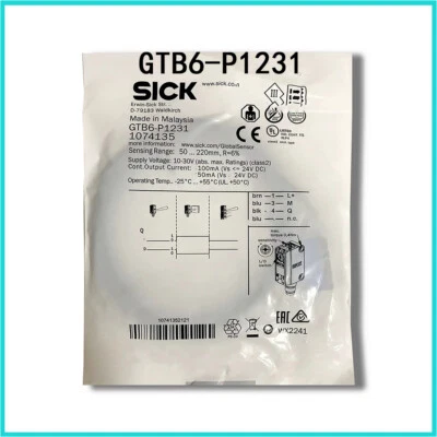 1PC New SICK GTB6-P1211 GTB6-P1212 GTB6-P1231 GTB6-P4211 GTB6-P4212 Mini sensor - Image 1 of 4