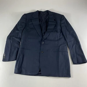 Cappotto sportivo Canali 42R 100% lana blu Italia tuta giacca blazer - Foto 1 di 12