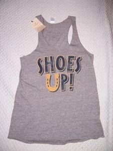 NWT Michigan Wolverines Women's Medium New Tank top t-shirt gray Logo - Picture 1 of 4